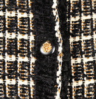 Chanel wool tweed jacket with lion buttons