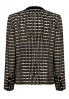 Chanel wool tweed jacket with lion buttons