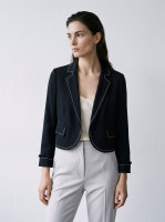 Givenchy Black Silk Jacket
