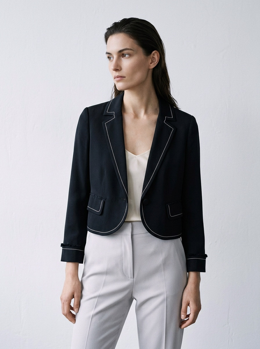 Givenchy Black Silk Jacket