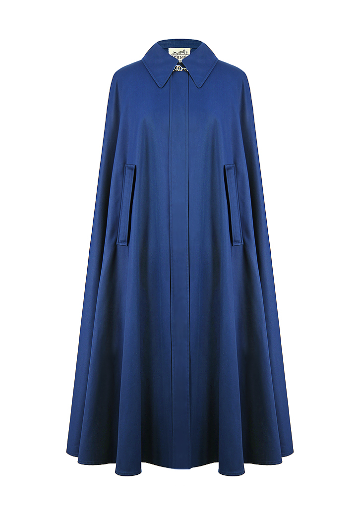 Hermès Royal Blue Cape