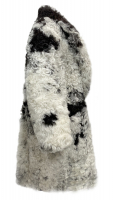 Miu Miu Black And White Shearling Coat