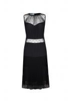 Prada Pleated Suit With Lace