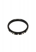 Chanel Black Bracelet With Pearls