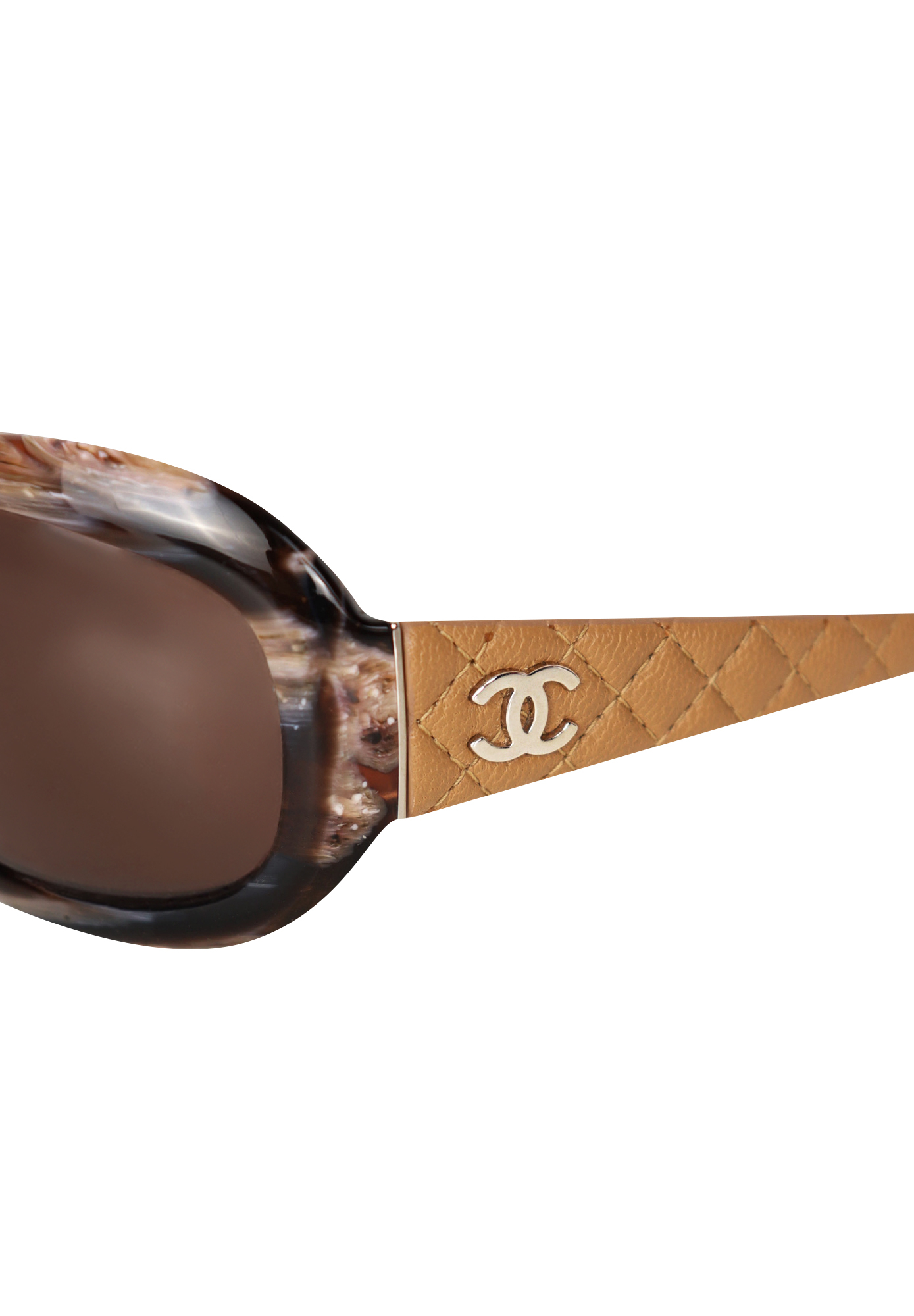 Chanel Sunglasses With Leather Arches