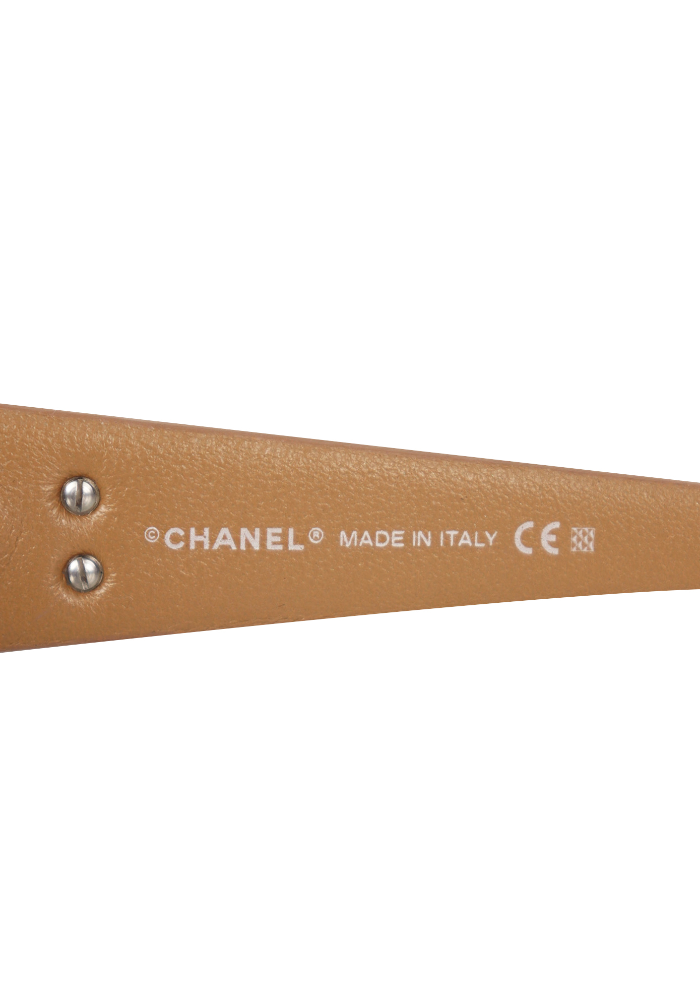 Chanel Sunglasses With Leather Arches