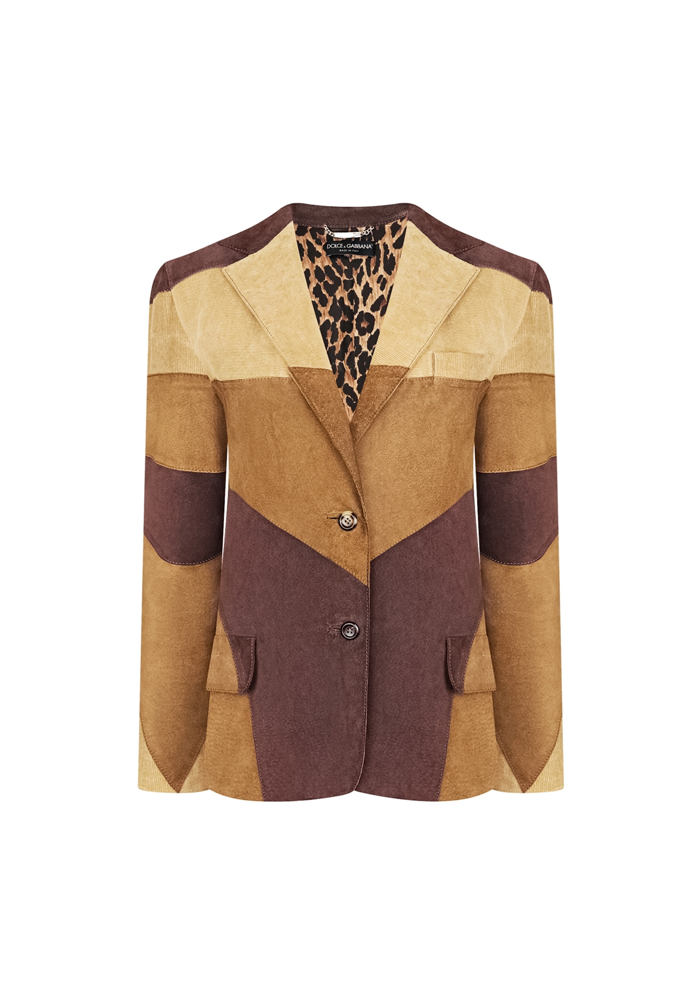 Dolce&Gabbana Suede Jacket With Applique