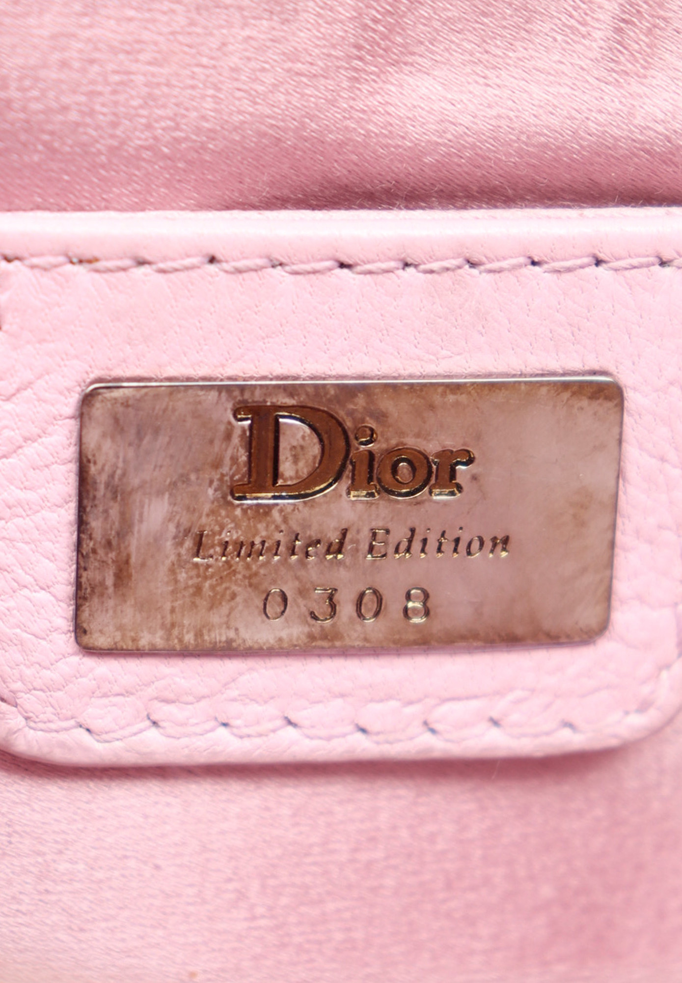 Christian Dior Columbus Fur Wristlet Bag