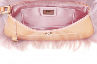 Christian Dior Columbus Fur Wristlet Bag