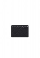 Chanel Quilted Caviar Classic Flap Black Wallet