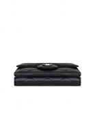 Chanel Quilted Caviar Classic Flap Black Wallet