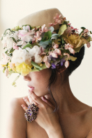 Christian Dior Flower Hat