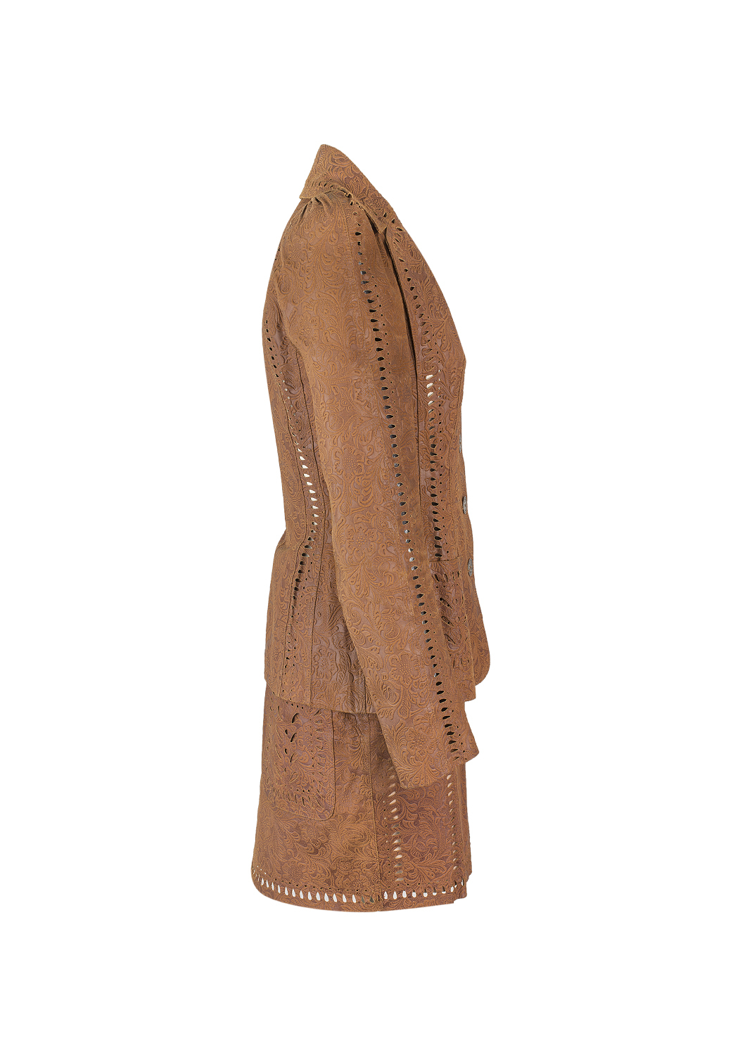 Christian Dior Brown Leather Set