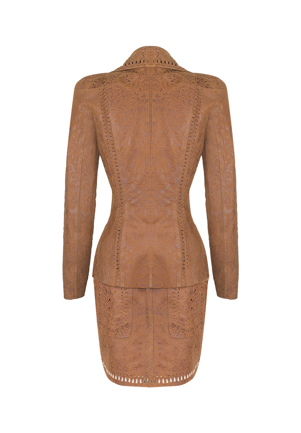 Christian Dior Brown Leather Set