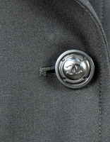 Chanel Black Trench Coat