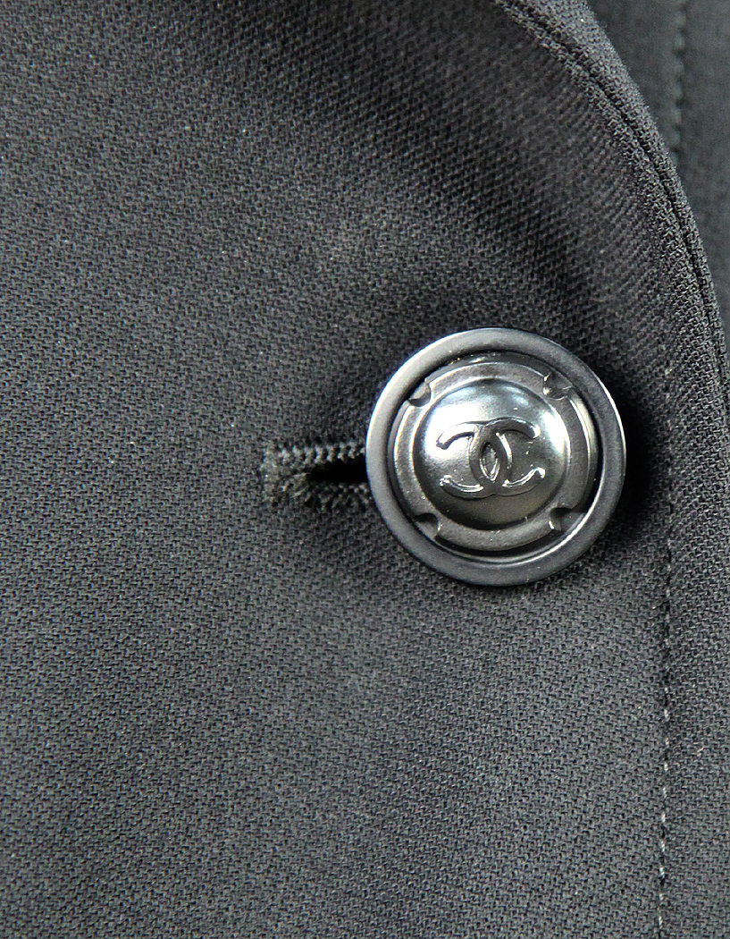 Chanel Black Trench Coat