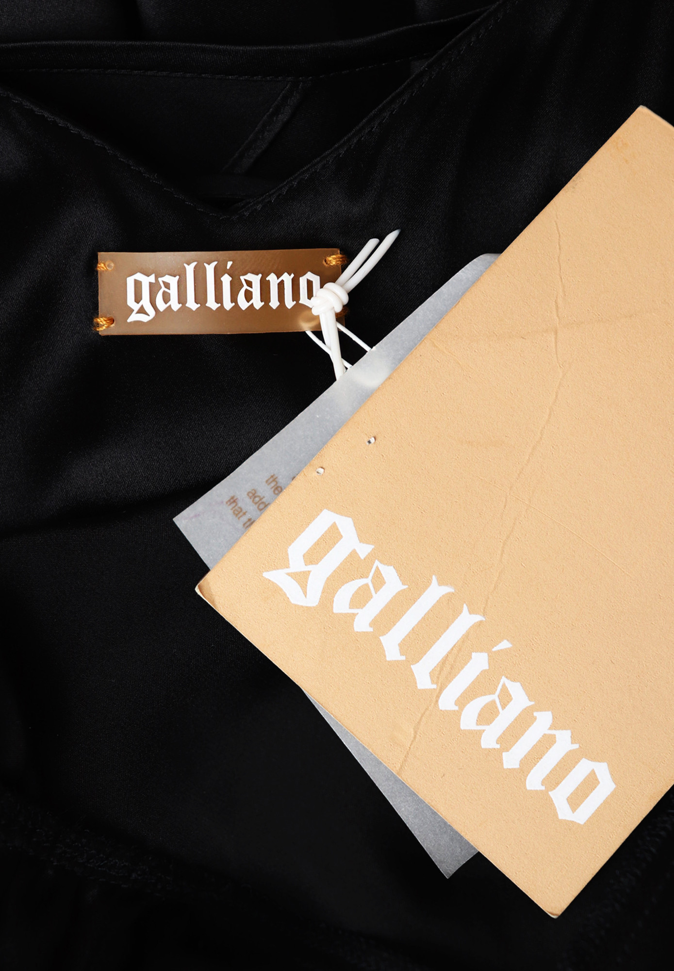 Galliano Silk Evening Dress