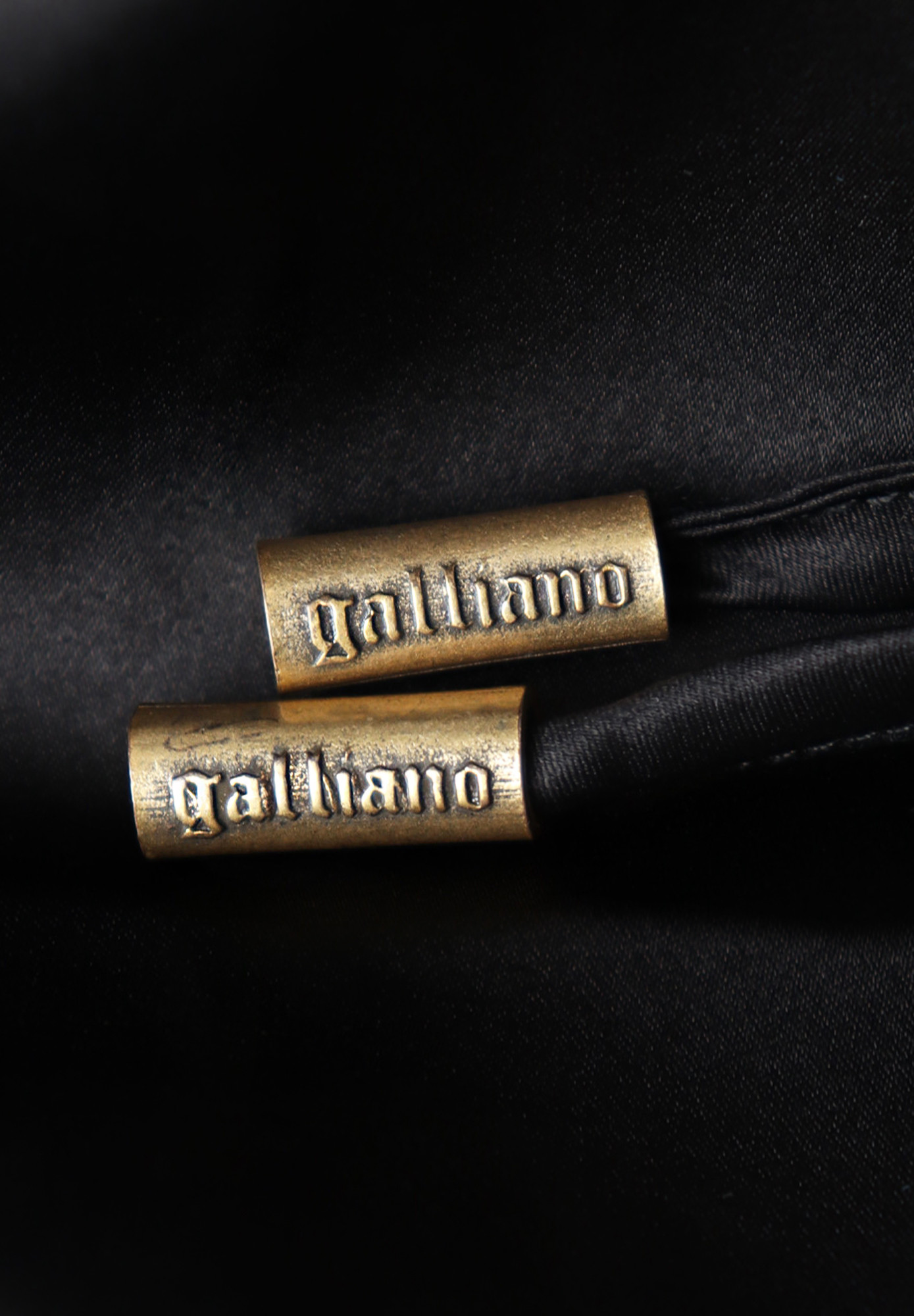 Galliano Silk Evening Dress