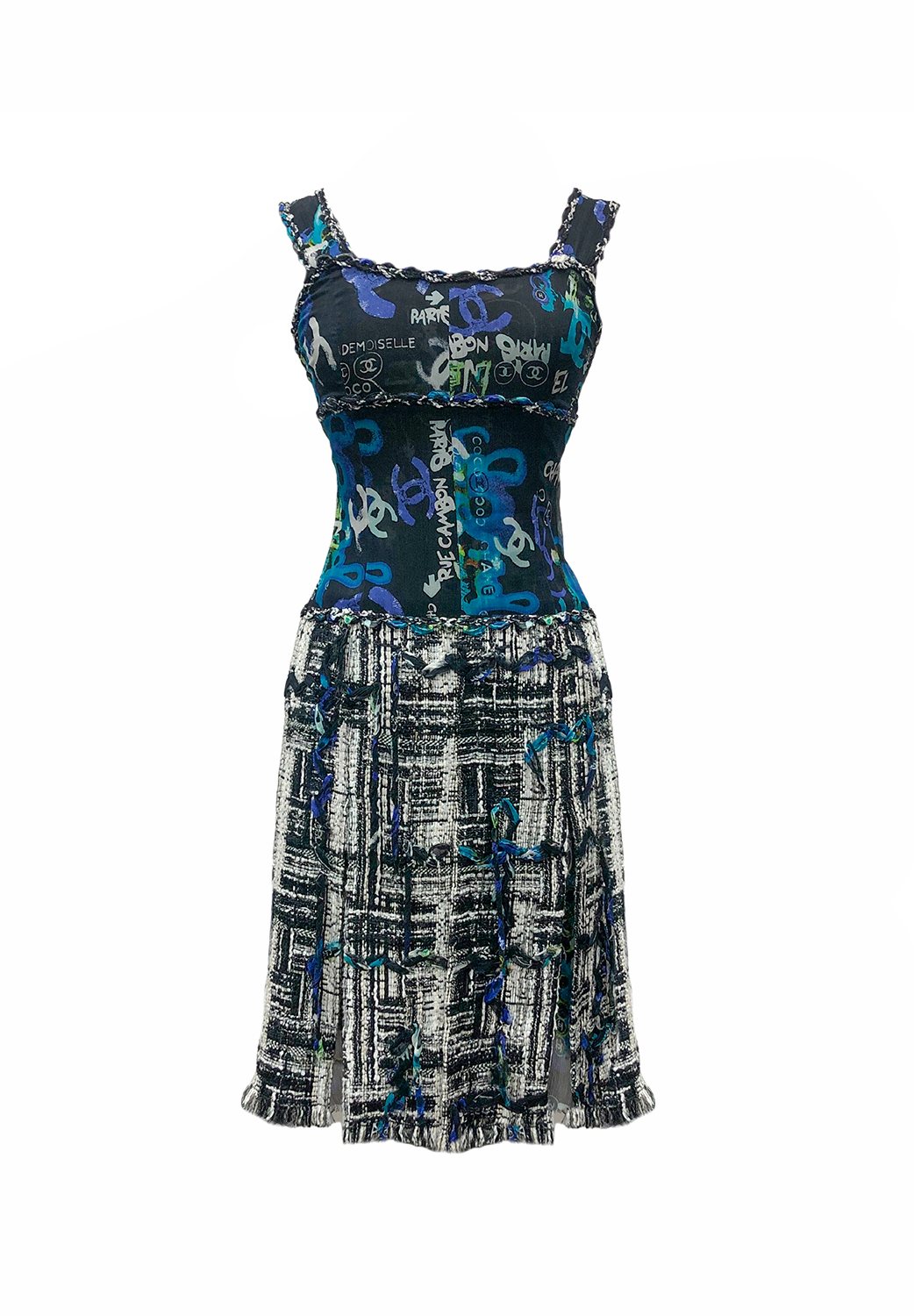 Chanel Graffiti Dress