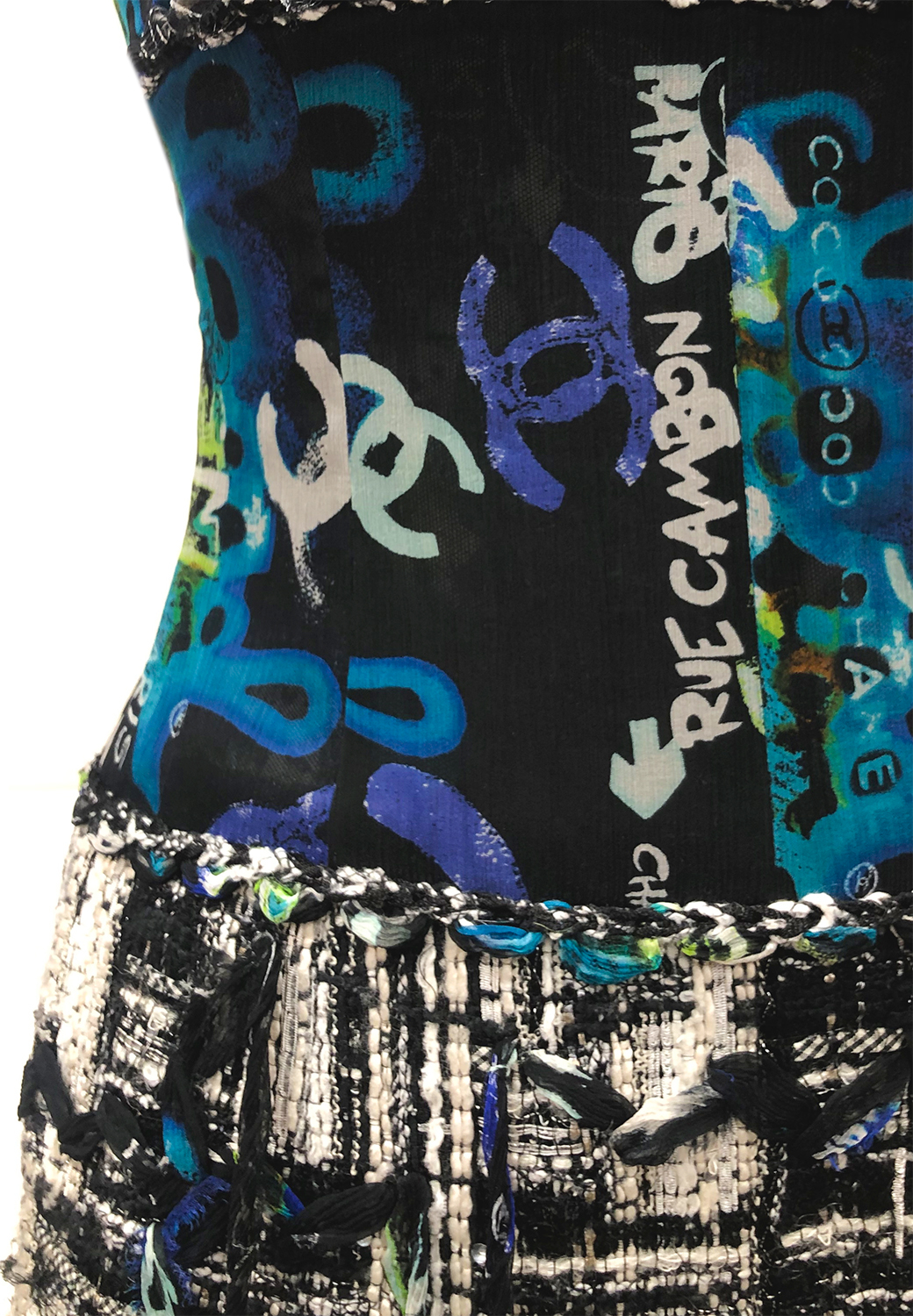 Chanel Graffiti Dress