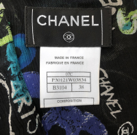 Chanel Graffiti Dress