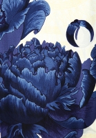 Hermès Blue Peonies Dress