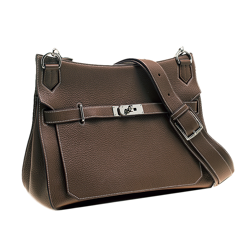 Hermès Jypsiere 37 Ebene Taurillon Clemence Bag